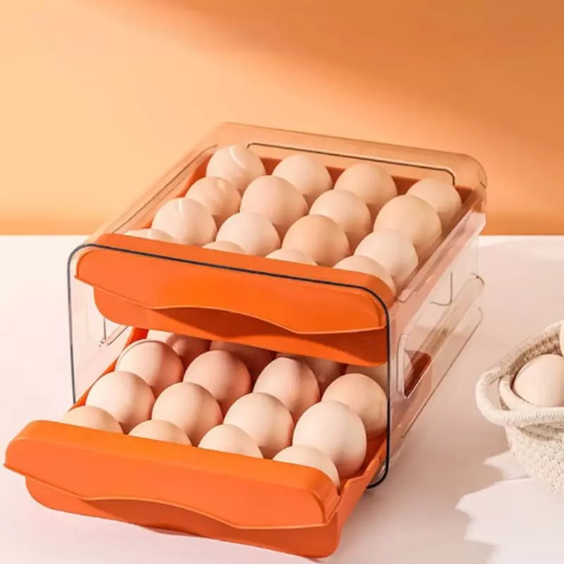 Organizador de Geladeira com Gavetas Porta Ovos da Castiliani