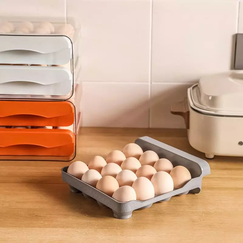 Organizador de Geladeira com Gavetas Porta Ovos da Castiliani