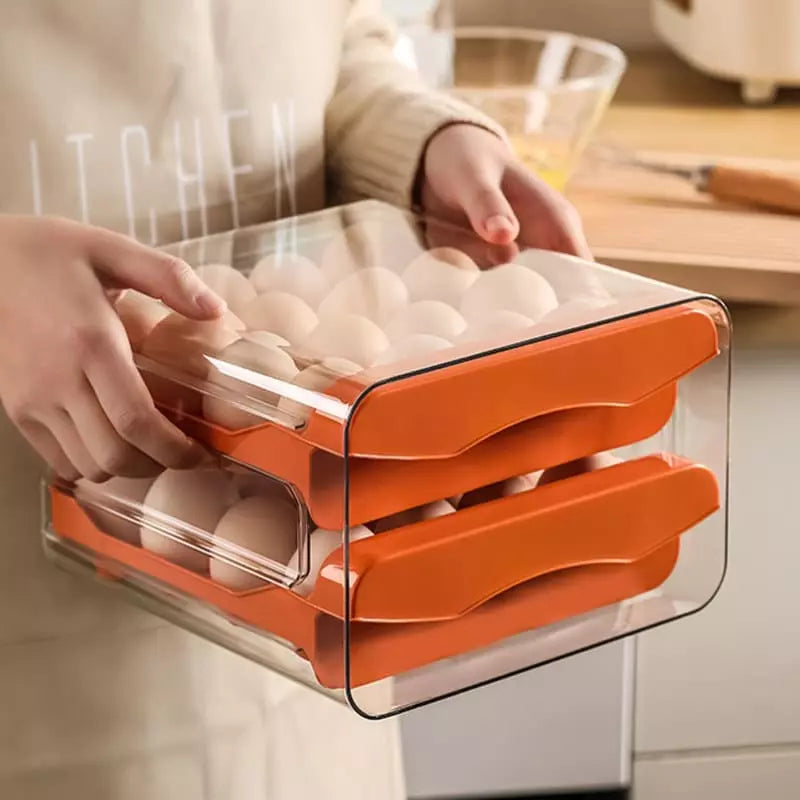 Organizador de Geladeira com Gavetas Porta Ovos da Castiliani