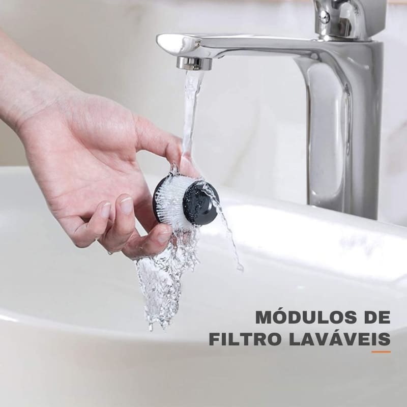 Mini Aspirador de Pó Portátil Sem Fio Castiliani, ideal para limpeza prática de casa e carro