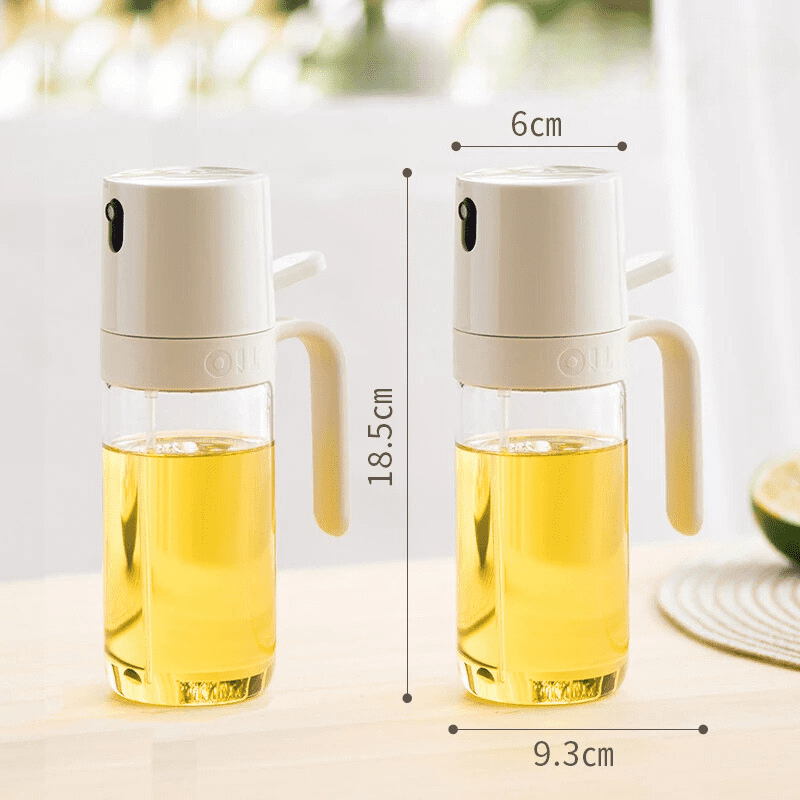 Borrifador de Azeite e Vinagre Castiliani, design resistente e elegante para aplicação precisa na cozinha