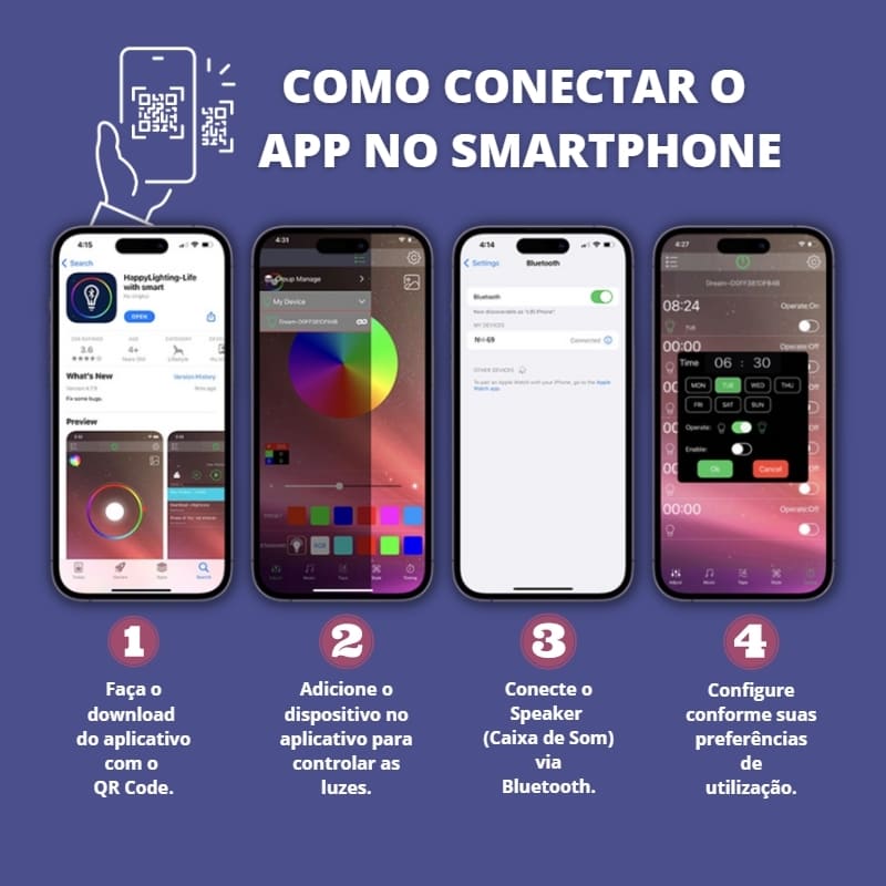 Carregador por Indução + Luminária Castiliani com Despertador