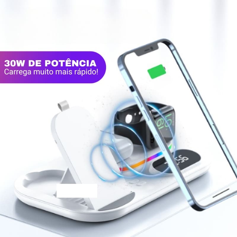 Carregador por Indução Sem Fio Castiliani para Iphone, Samsung, Huawei