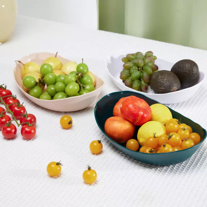 Fruteira de Mesa Cesta de Fruta Bambu Castiliani, ideal para organizar frutas e servir com estilo