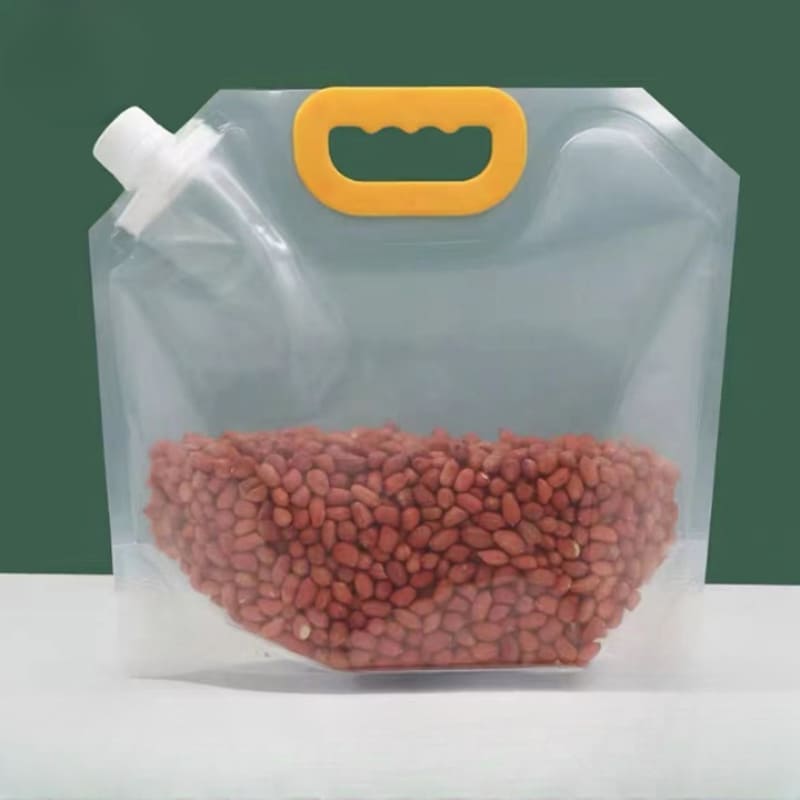 Kit 10 Sacos de Armazenamento Dispenser de Alimentos Castiliani, ideal para conservar alimentos secos com praticidade