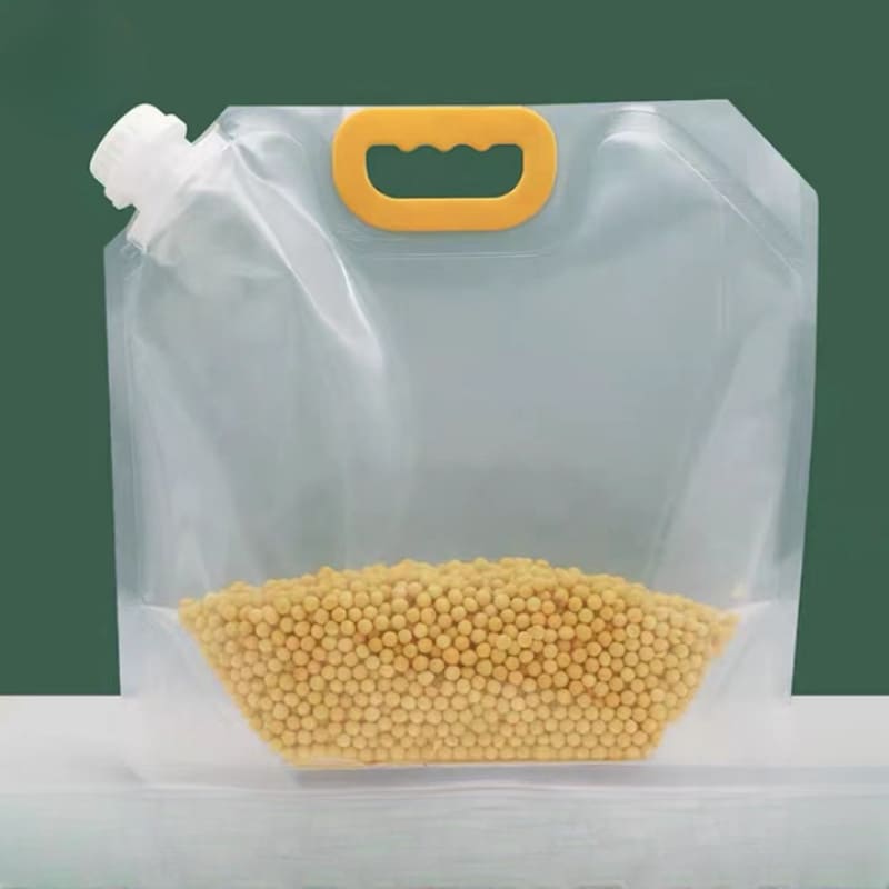 Kit 10 Sacos de Armazenamento Dispenser de Alimentos Castiliani, ideal para conservar alimentos secos com praticidade