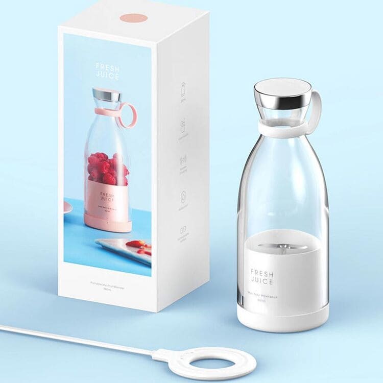 Liquidificador Portátil e Mixer Sem Fio Castiliani, ideal para misturar e preparar bebidas com praticidade e versatilidade