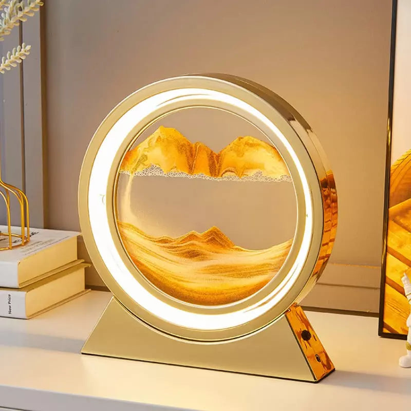 Luminária de Mesa e Abajur Ampulheta LED Decorativa Castiliani