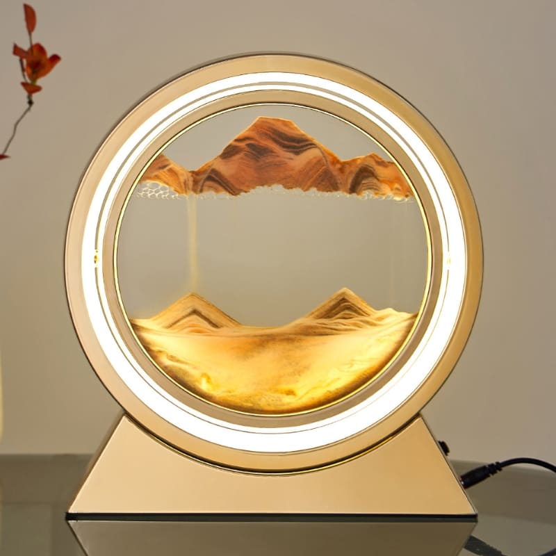 Luminária de Mesa e Abajur Ampulheta LED Decorativa Castiliani