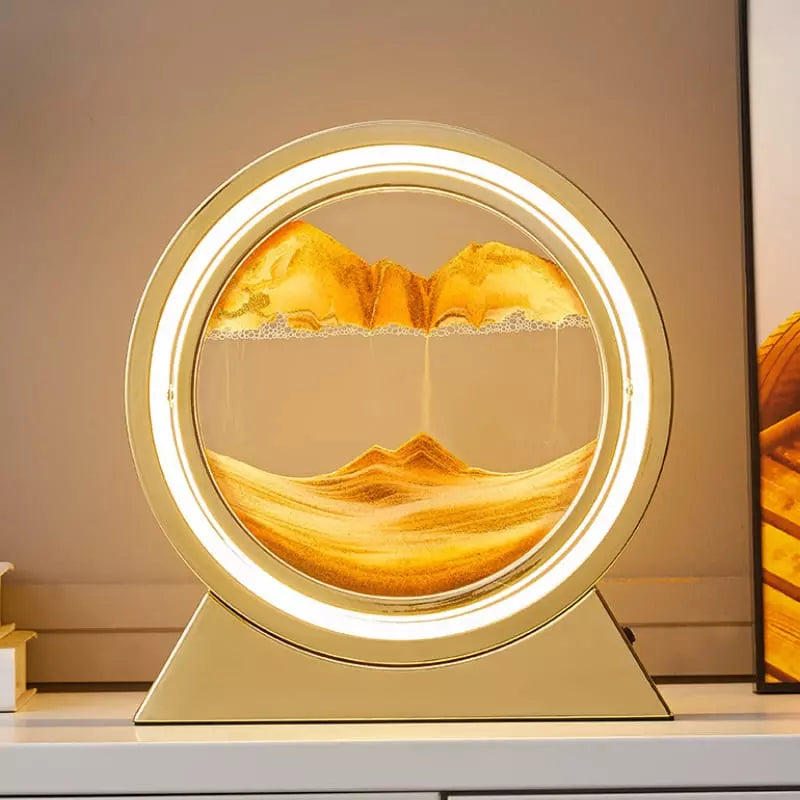 Luminária de Mesa e Abajur Ampulheta LED Decorativa Castiliani