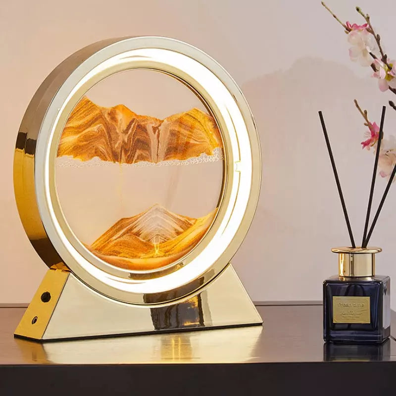 Luminária de Mesa e Abajur Ampulheta LED Decorativa Castiliani