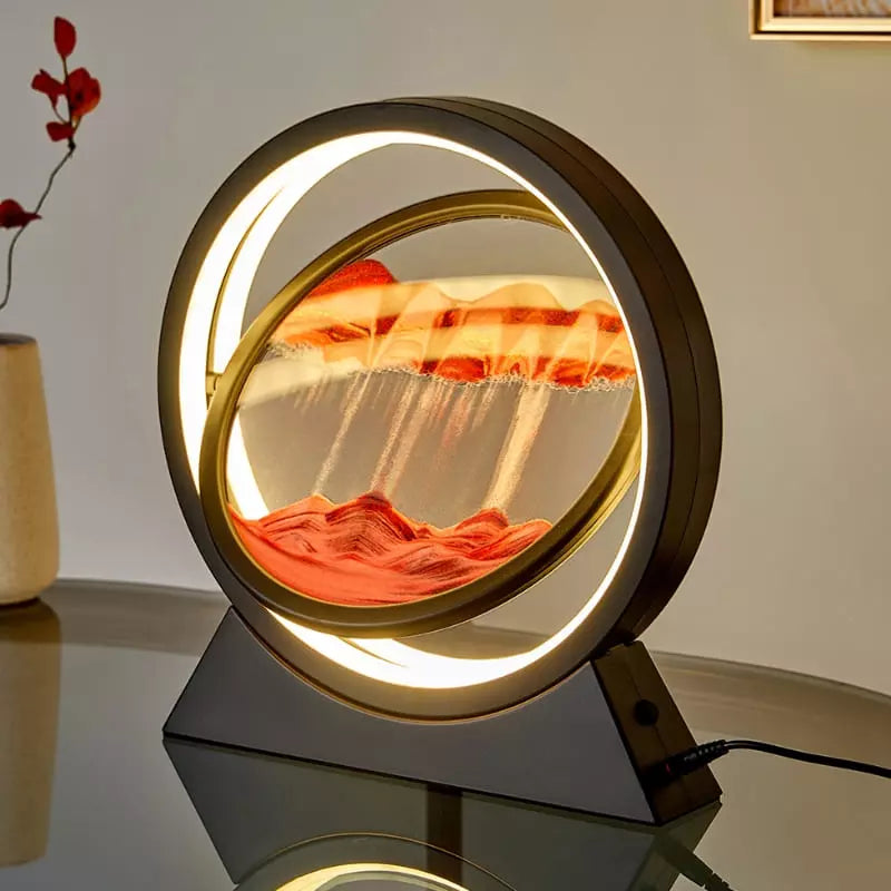 Luminária de Mesa e Abajur Ampulheta LED Decorativa Castiliani