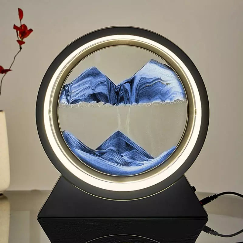 Luminária de Mesa e Abajur Ampulheta LED Decorativa Castiliani