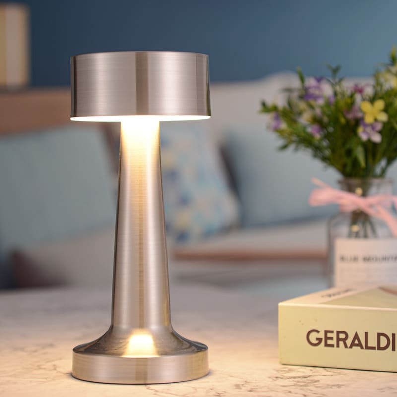 Luminaria de Mesa LED Decoracao Retro Recarregável Castiliani