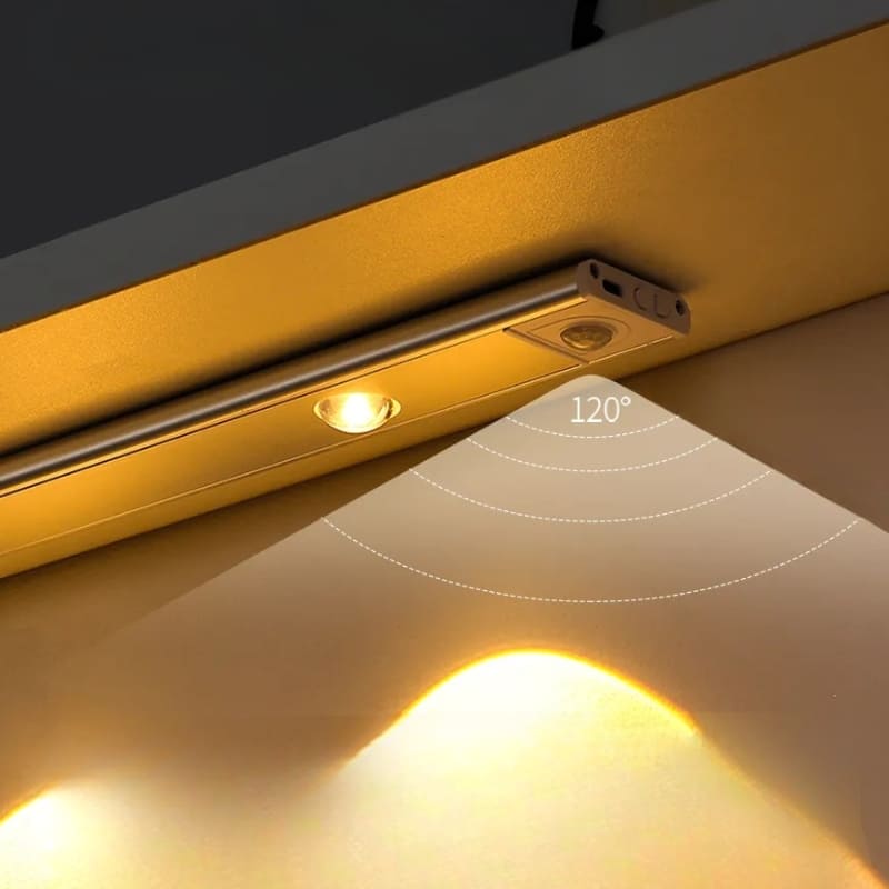 Luminária de LED Magnética com Sensor de Movimento Castiliani, ideal para iluminação automática e prática