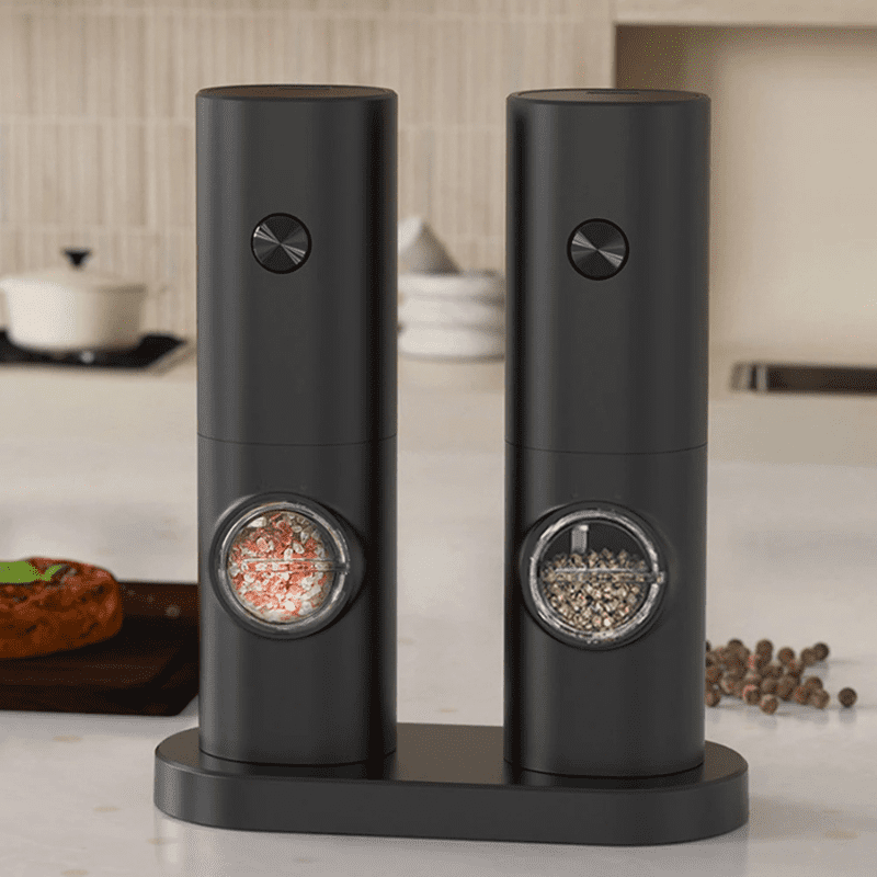 Moedor de Pimenta, Temperos e Sal Himalaia Elétrico Castiliani, ideal para uso na cozinha com design prático