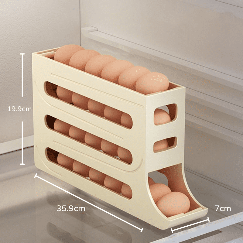 Organizador de Geladeira Porta Ovos Dispenser Castiliani