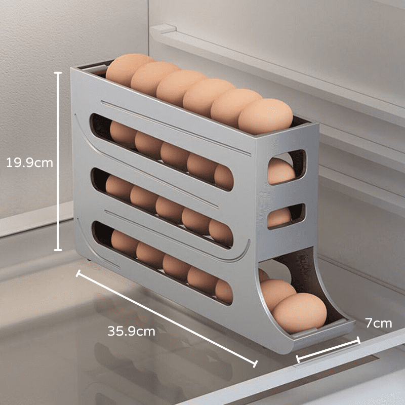 Organizador de Geladeira Porta Ovos Dispenser Castiliani
