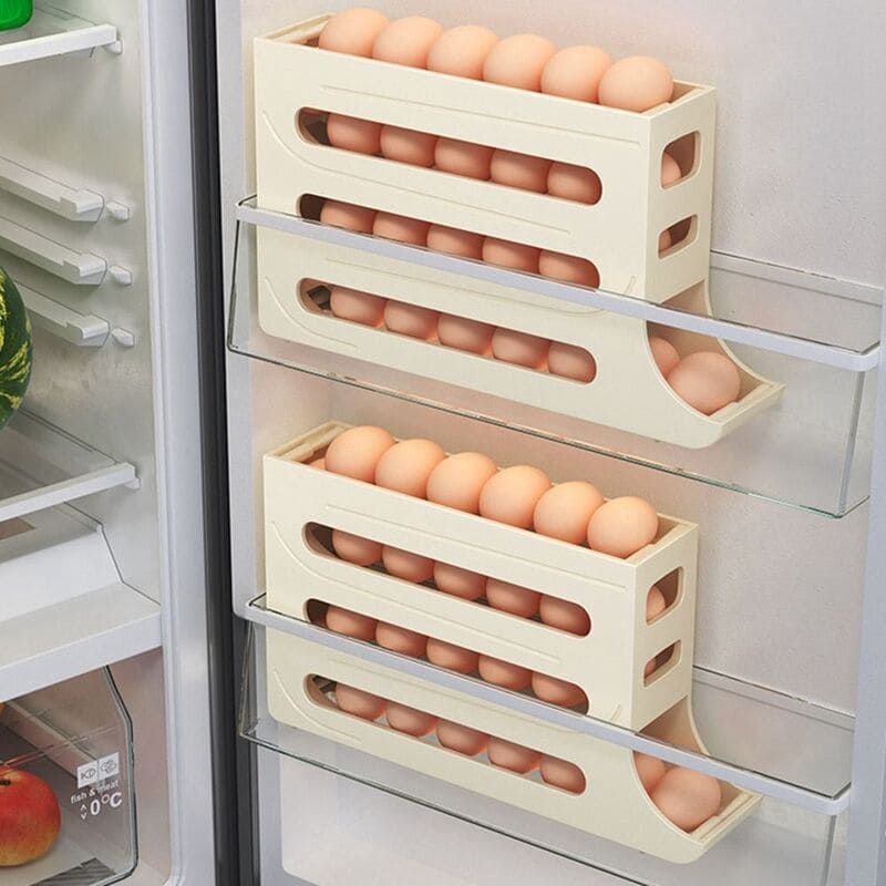 Organizador de Geladeira Porta Ovos Dispenser Castiliani
