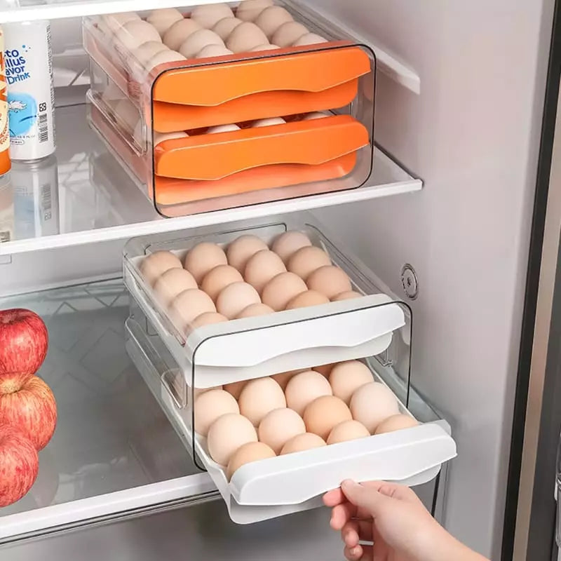 Organizador de Geladeira com Gavetas Porta Ovos da Castiliani