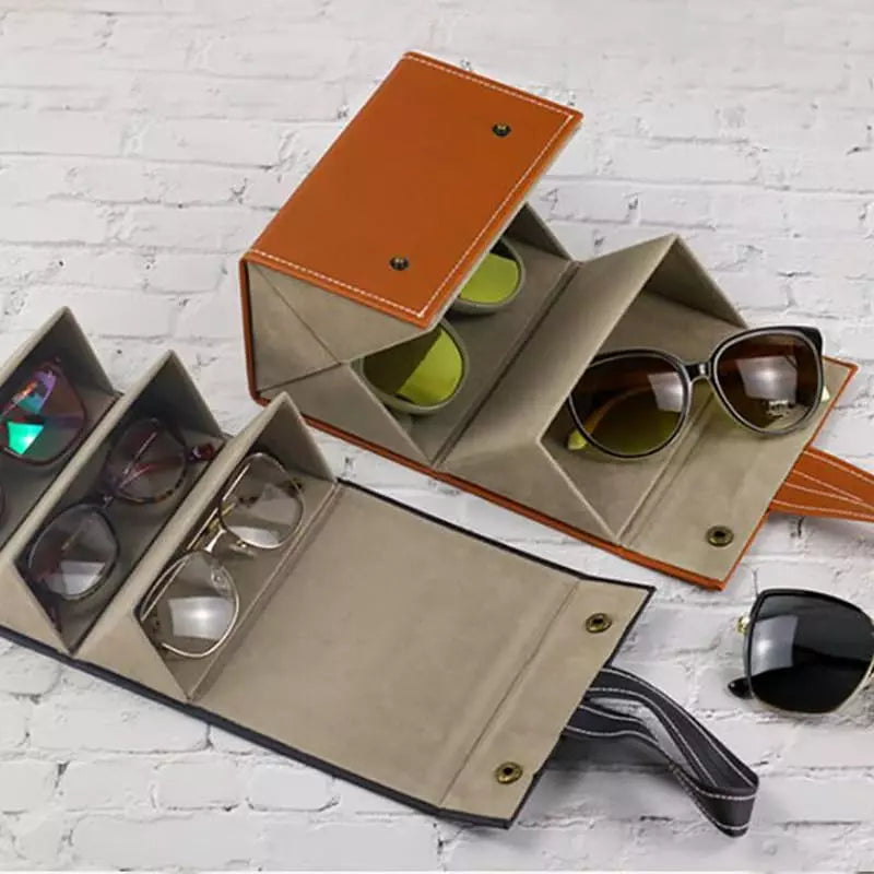 Porta Óculos e Organizador com 6 Divisórias Castiliani, ideal para organizar e proteger seus óculos com elegância
