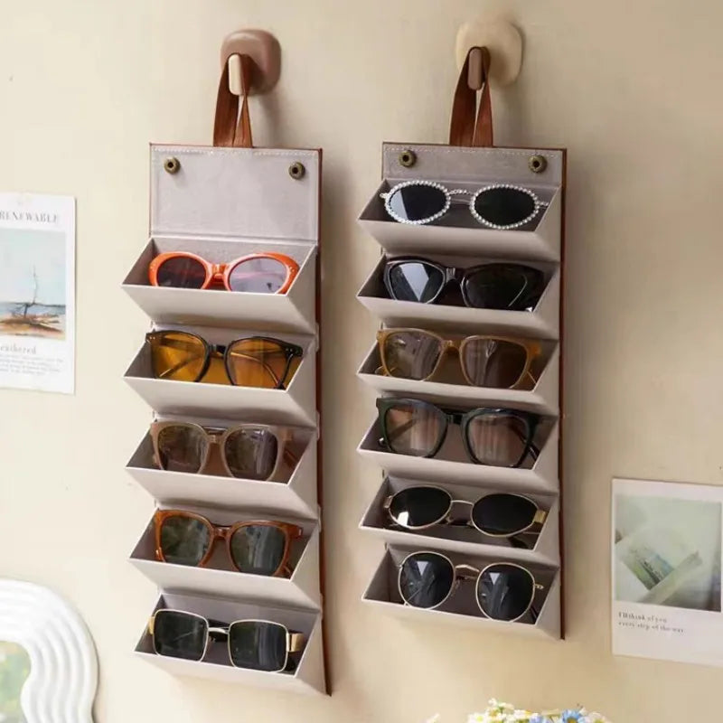 Porta Óculos e Organizador com 6 Divisórias Castiliani, ideal para organizar e proteger seus óculos com elegância