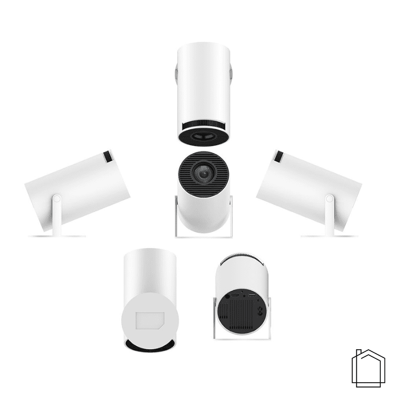 Projetor Portátil 4K 1080p Cinema em Casa Ultra HD Castiliani, ideal para criar uma experiência de cinema em casa com resolução 4K