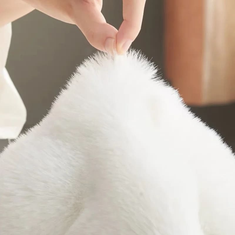 Tapete Para Sala Redondo Peludo Quarto Pelúcia Felpudo da Castiliani