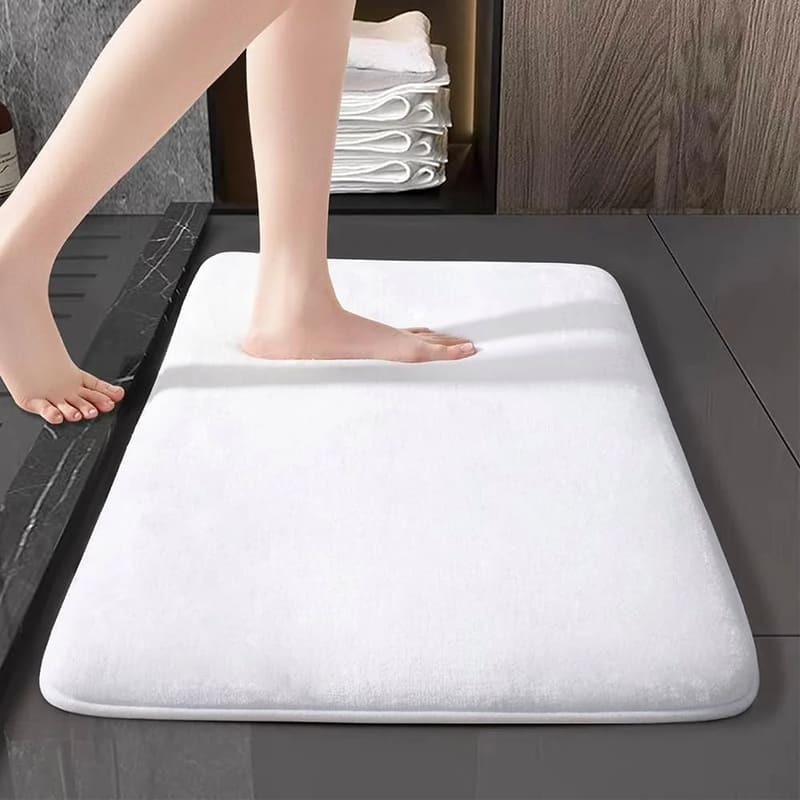 Tapete para Banheiro Antiderrapante Absorvente Veludo da Castiliani