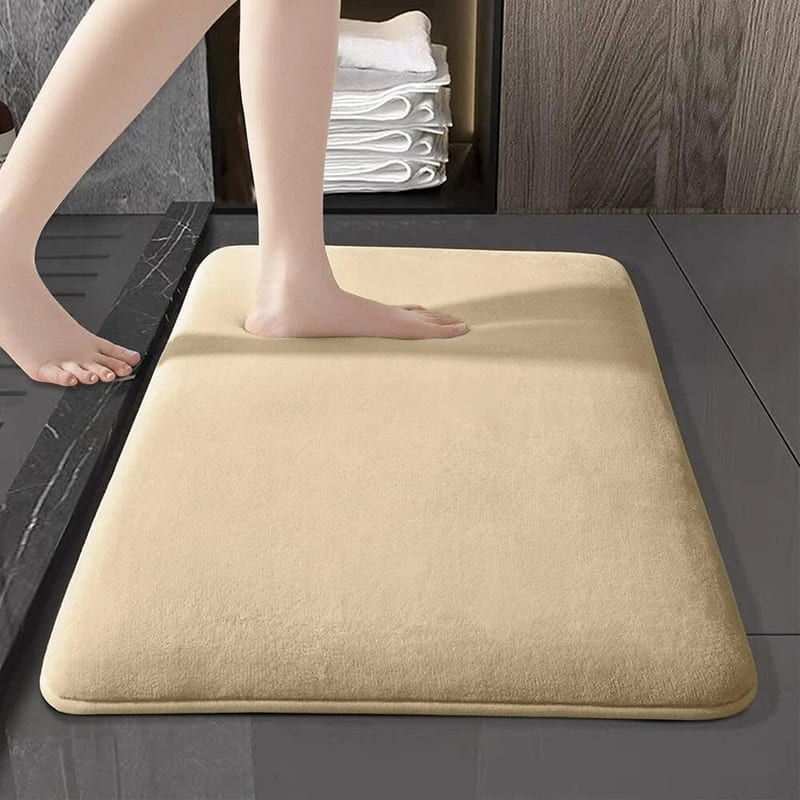 Tapete para Banheiro Antiderrapante Absorvente Veludo da Castiliani