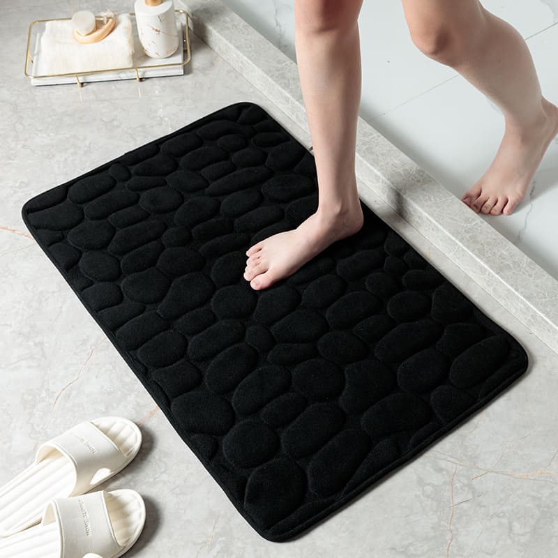 Tapete para Banheiro Antiderrapante Absorvente Castiliani, ideal para manter o banheiro seco e seguro