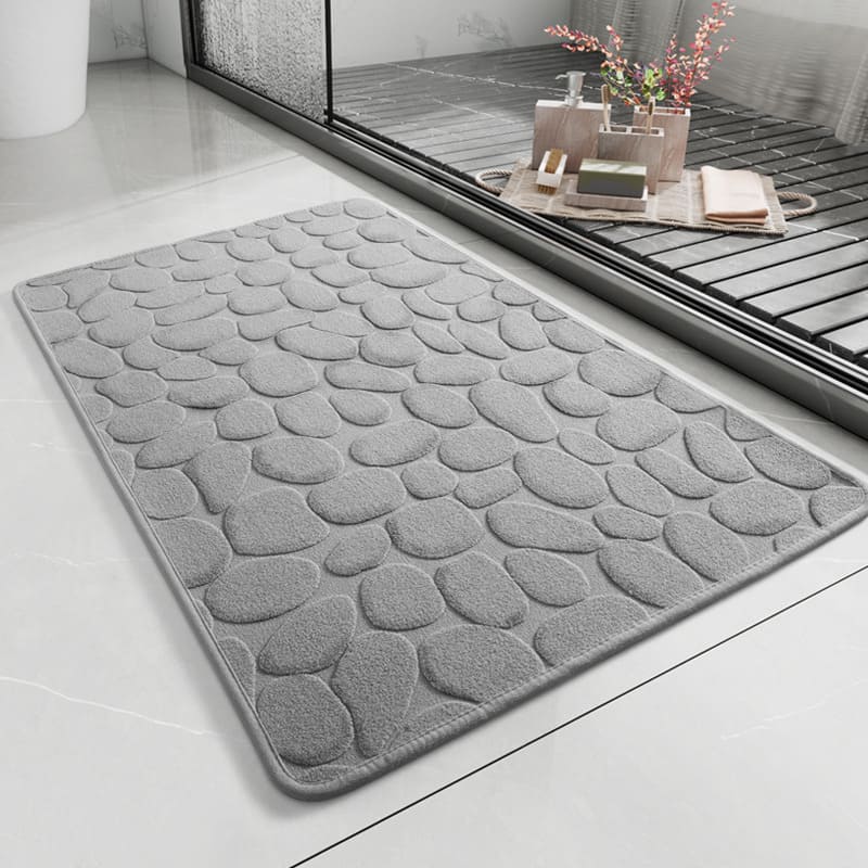 Tapete para Banheiro Antiderrapante Absorvente Castiliani, ideal para manter o banheiro seco e seguro