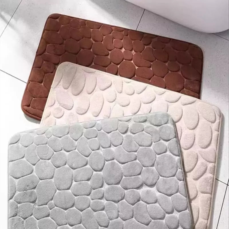 Tapete para Banheiro Antiderrapante Absorvente Castiliani, ideal para manter o banheiro seco e seguro