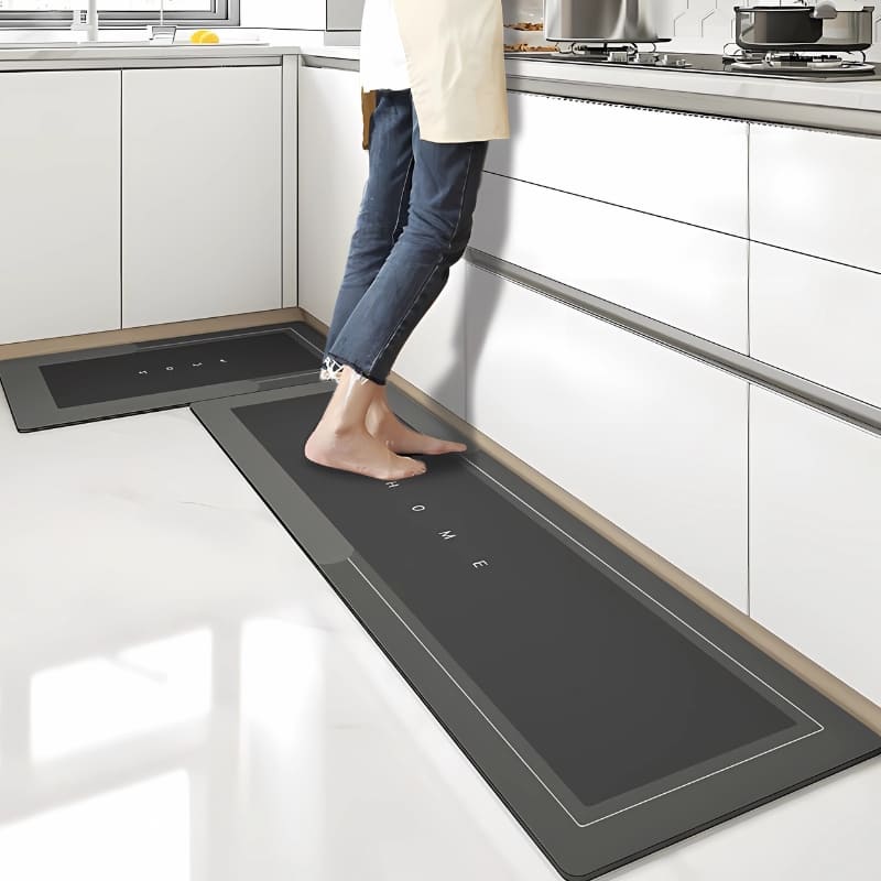 Tapete para Cozinha Antiderrapante Absorvente Premium Castiliani, ideal para manter a cozinha seca e segura com elegância
