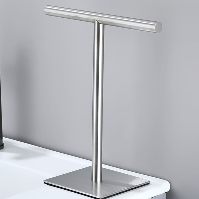 Toalheiro de Mesa Porta Toalha de Rosto Inox Castiliani, ideal para organizar toalhas com elegância e praticidade