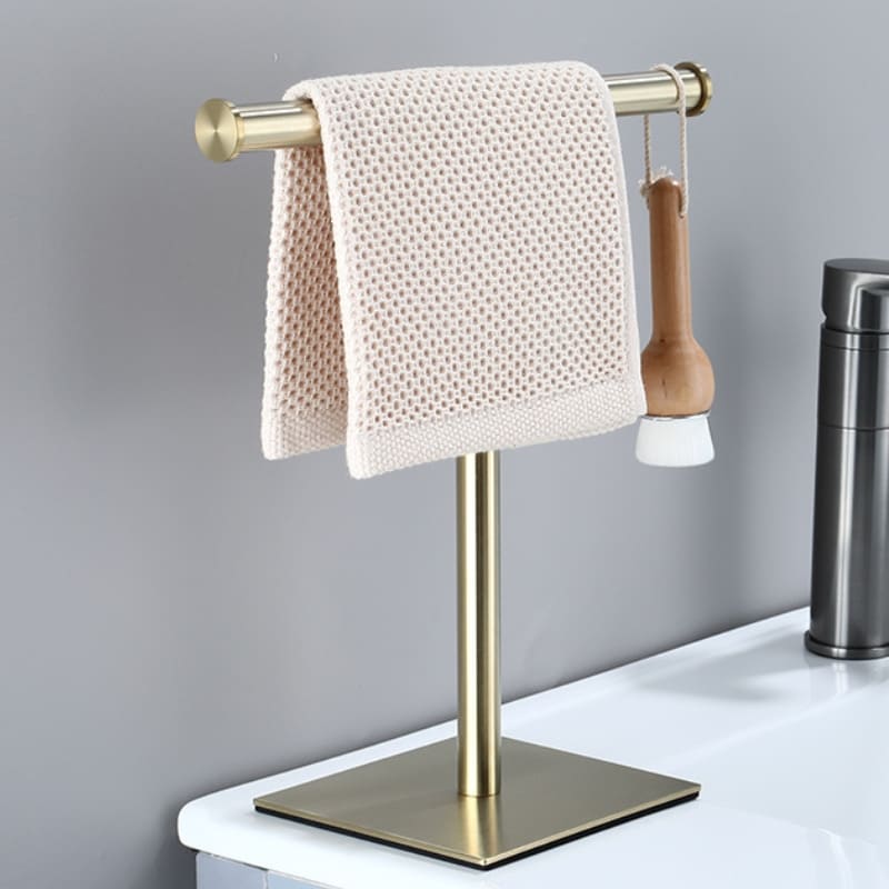 Toalheiro de Mesa Porta Toalha de Rosto Inox Castiliani, ideal para organizar toalhas com elegância e praticidade