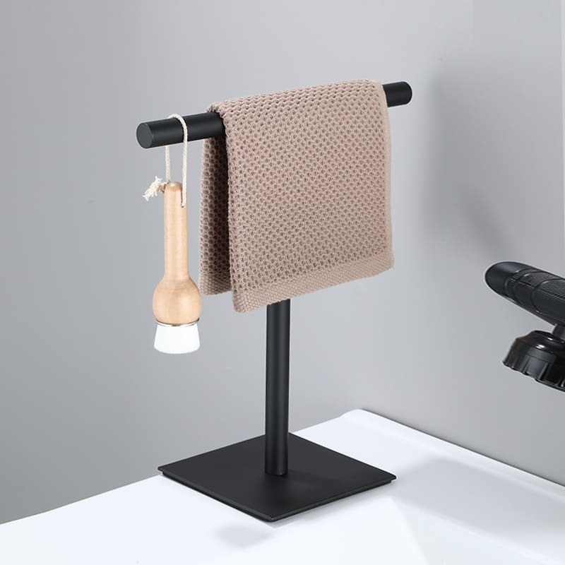 Toalheiro de Mesa Porta Toalha de Rosto Inox Castiliani, ideal para organizar toalhas com elegância e praticidade