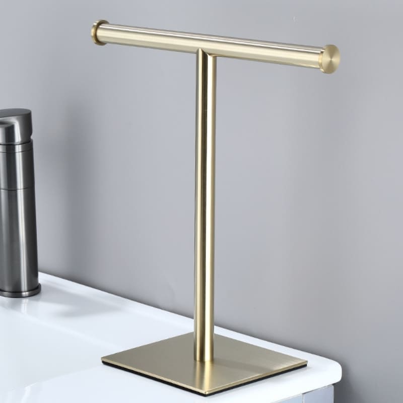 Toalheiro de Mesa Porta Toalha de Rosto Inox Castiliani, ideal para organizar toalhas com elegância e praticidade