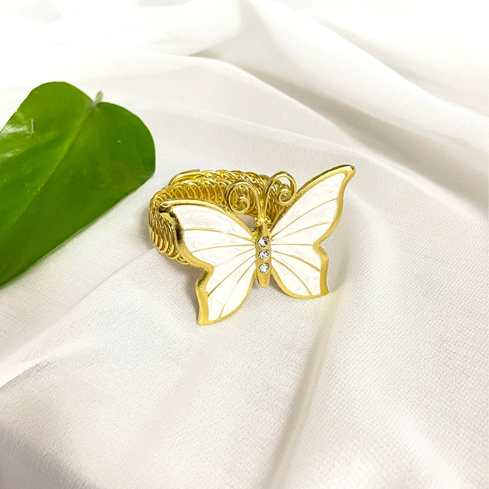 Fivelas de Cortina Borboleta Design Castiliani, em metal resistente com acabamento elegante, ideal para sala e quarto