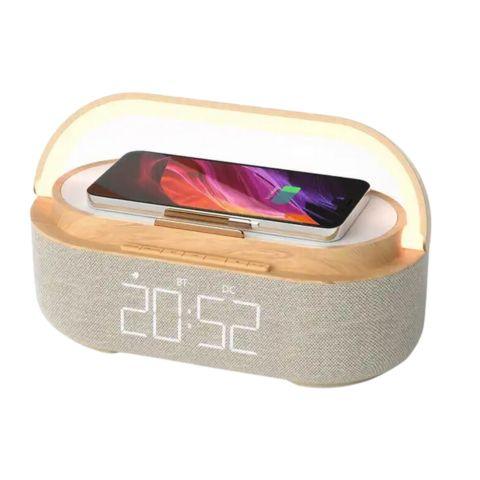 Luminária Multifuncional 5 em 1 Bluetooth e Carregamento Sem Fio Castiliani