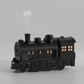 Difusor Umidificador de Ar Locomotiva Castiliani, elegante e criativo, ideal para hidratar o ambiente e melhorar a saúde respiratória

