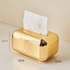 Caixa Porta Lenço Umedecido e Papel Cromado Castiliani com design elegante, ideal para organizar o banheiro com estilo e sofisticação.