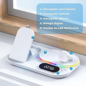 Carregador por Indução Sem Fio Castiliani para Iphone, Samsung, Huawei






