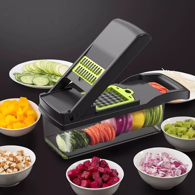 Cortador e Ralador de Legumes Multiuso Castiliani, design moderno e funcional para cozinha prática

