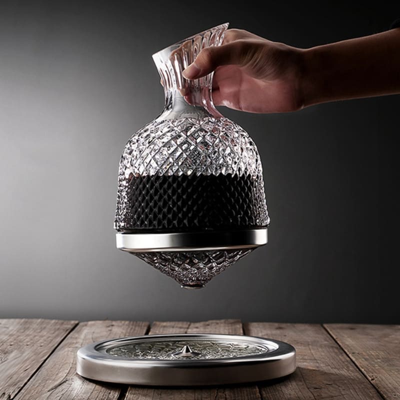 Decanter de Vinho Recipiente de Vidro Cristal Castiliani, ideal para servir com elegância e aprimorar o sabor do vinho

