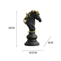 Decoração de Mesa Resina Estátua Peças de Xadrez Castiliani, elegância e estilo para ambientes sofisticados

