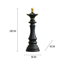 Decoração de Mesa Resina Estátua Peças de Xadrez Castiliani, elegância e estilo para ambientes sofisticados

