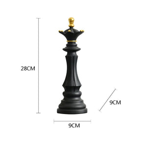Decoração de Mesa Resina Estátua Peças de Xadrez Castiliani, elegância e estilo para ambientes sofisticados

