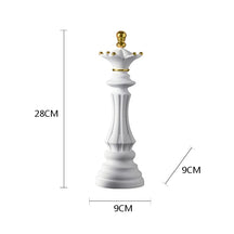 Decoração de Mesa Resina Estátua Peças de Xadrez Castiliani, elegância e estilo para ambientes sofisticados

