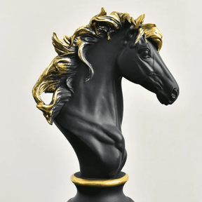 Decoração de Mesa Resina Estátua Peças de Xadrez Castiliani, elegância e estilo para ambientes sofisticados

